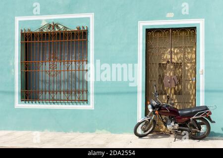 House, historical center, Merida Mexico Stock Photo