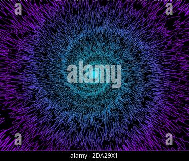 Abstract geometric pattern on a black background, vector geometry, color abstraction, vector illustration Stock Vector