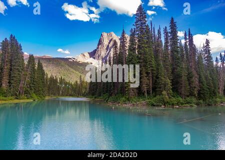 Emerald Lake, Columbia-Shuswap, British Columbia, Canada Stock Photo