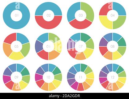 EPS 10 vector files set for business info graphic template designs, team work concepts and data information with process options (one, two, three, fou Stock Vector