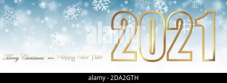 snow fall background for christmas and New Year 2021 Stock Vector
