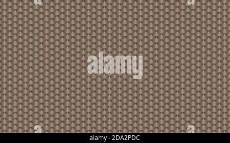 Seamless squama of grey brown colors texture. Metal abstract scale pattern. Roof tiles background for virtual background, online conferences, online t Stock Vector