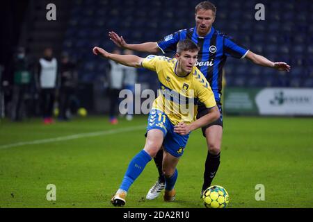 Brondby, Denmark. 08th, November 2020. Mikael Uhre (11) of Broendby IF seen during the 3F Superliga match between Broendby IF and Odense Boldklub at Brondby Stadium. (Photo credit: Gonzales Photo - Kent Rasmussen). Stock Photo