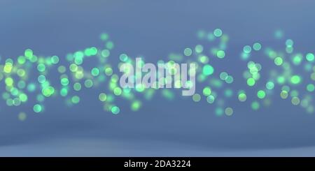 Glow bokeh spray background. Abstract colorful horizontal hero header with glitter particles with depth of field effect Stock Photo
