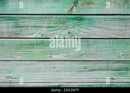 Shabby mint colored wooden background Stock Photo