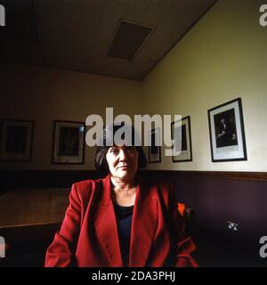 Portrait of former Labour MP Clare Short at The House of Commons, London, UK Stock Photo