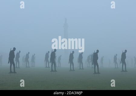 Standing with Giants Art installation at Blenheim Palace Stock Photo