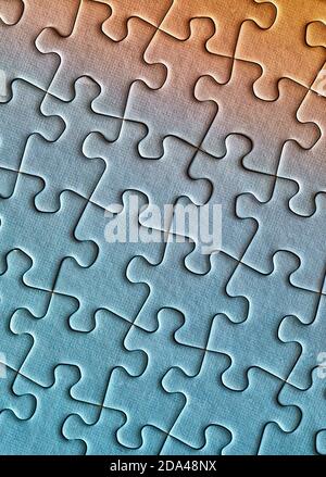 Jigsaw puzzle background Stock Photo
