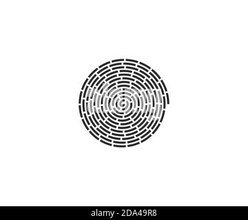 Circle, helix, scroll, spiral icon. Vector illustration. Stock Vector