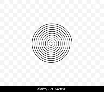 Circle, helix, scroll, spiral icon. Vector illustration. Stock Vector