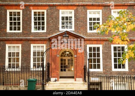 Entrance to 6, Kings Bench Walk Barrister Chambers. Temple, London. UK Stock Photo