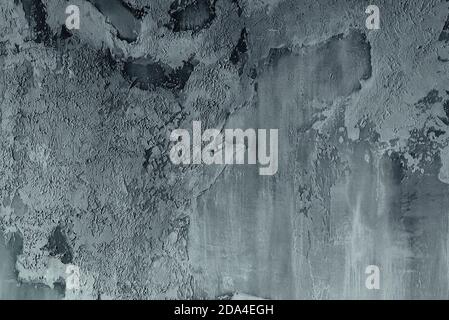 old dark concrete wall. background for building and finishing indoors Stock Photo