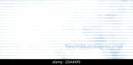 Abstract very light gray blue striped background. Vector graphic tech pattern Stock Vector