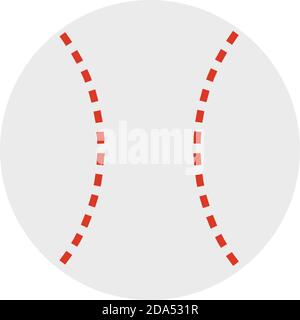 Isolated ball for baseball home activities icon- Vector Stock Vector