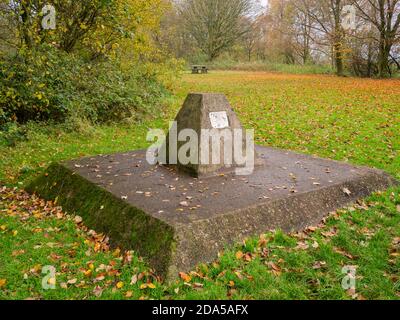 Sidings Lane Nature Reserve is a pleasant enough place for a walk or picnic and well worth a look. Once a coal mine it is now an attractive area of wo Stock Photo