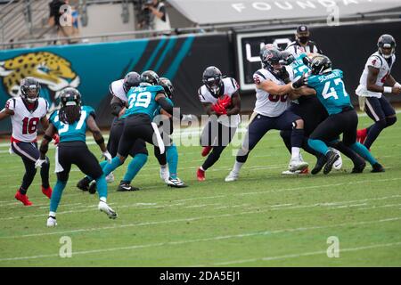 Jacksonville Jaguars cornerback Chris Claybrooks (27) during the second  half of an NFL football game against the Houston Texans, Sunday, Nov. 8,  2020, in Jacksonville, Fla. (AP Photo/Gary McCullough Stock Photo - Alamy