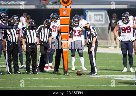 Jacksonville Jaguars cornerback Chris Claybrooks (27) during the second  half of an NFL football game against the Houston Texans, Sunday, Nov. 8,  2020, in Jacksonville, Fla. (AP Photo/Gary McCullough Stock Photo - Alamy