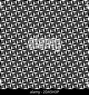 Geometric Seamless Pattern, Background, Black And Grey Stock Vector