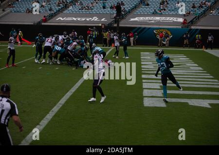 Jacksonville Jaguars cornerback Chris Claybrooks (27) during the second  half of an NFL football game against the Houston Texans, Sunday, Nov. 8,  2020, in Jacksonville, Fla. (AP Photo/Gary McCullough Stock Photo - Alamy