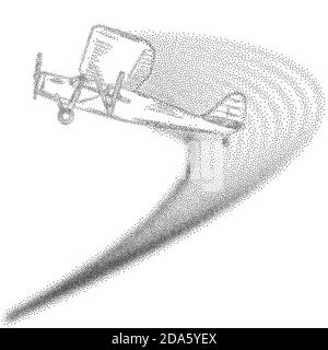 Airplane symbol vector design. Logo flying plane Stock Vector