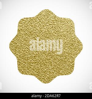 Vector Stamp without text. Gold Stamps . Grunge Rubber Texture Stamp . Distressed Stamp Texture . Stock Vector