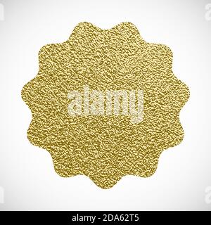 Vector Stamp without text. Gold Stamps . Grunge Rubber Texture Stamp . Distressed Stamp Texture . Stock Vector