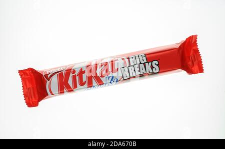 Kit Kat Chunky Big Breaks Chocolate Bar, Made by Nestle in the United Kingdom Stock Photo