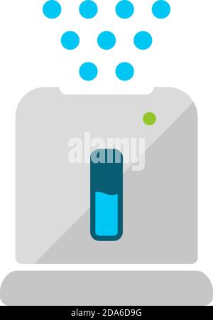 Humidifier / Home appliance , furniture vector icon illustration Stock Vector