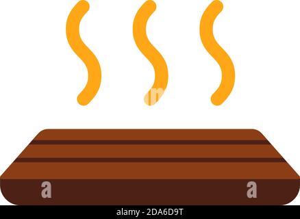 Floor heating / Home appliance vector icon illustration Stock Vector