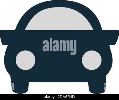 Car icon.Taxi vector icon. monochrome icon. Stock Vector