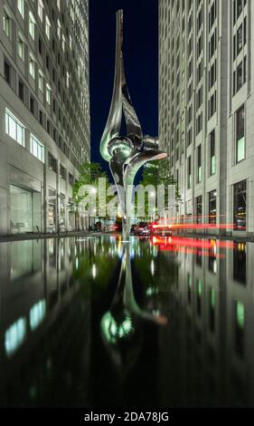 sculpture, Potsdamer Platz, Berlin Stock Photo