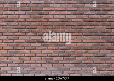 brick walls background and texture. The texture of the brick is orange. Background of empty brick basement wall. Stock Photo