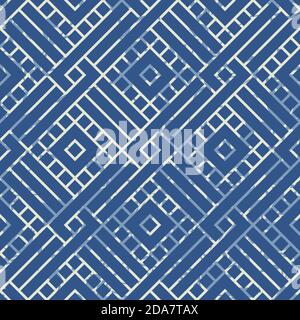 Seamless geometric pattern in art deco style. Hand drawn stripes. Design in art deco style for ceramic tile, wallpaper, linoleum, textile, web page Stock Vector