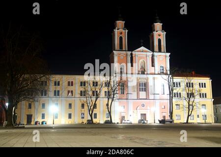 Church of St. Francis Xavier in Kaunas, Lithuania Stock Photo