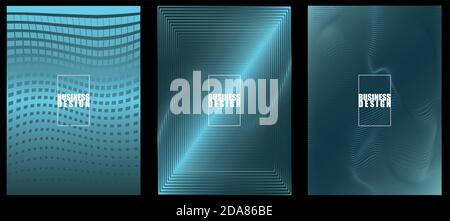 Set of A4 size vector covers with a great design. Perfect for any use. Stock Vector