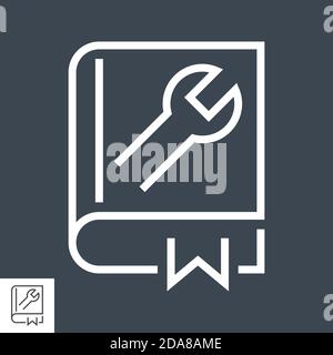 User Guide Book Stock Vector
