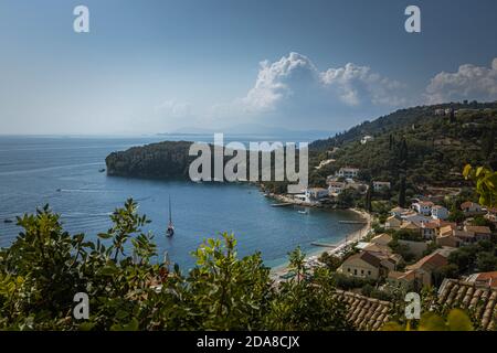 Kalami Coast, Corfu Stock Photo