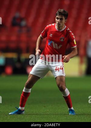 Charlton Athletic's Hady Ghandour during the Papa John's Trophy Group O match at The Valley, London. Stock Photo