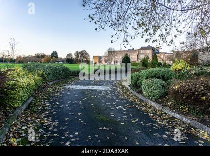 Mount Sackville school in Chapelizod, Dublin, Ireland. It is a private post primary, fee paying girls school with day and boarding pupils. Stock Photo