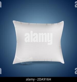 White Pillow Icon. Illustration Stock Photo