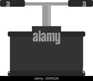 Isolated bomb button soldier gun war icon- Vector Stock Vector