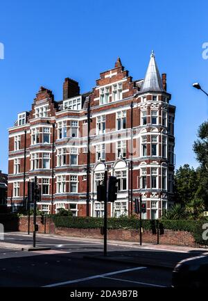 Albemarle Mansions, Heath Drive, London, NW3 7TA, England, UK. Stock Photo
