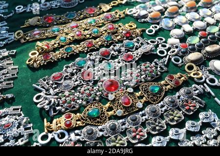 Secondhand aluminum cookware in swap meet, Tbilisi, Georgia Stock Photo -  Alamy