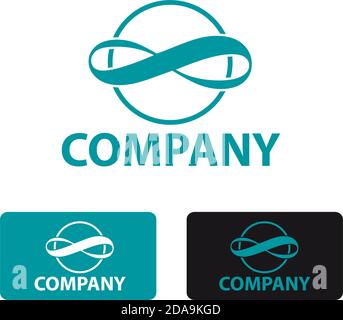 Vector stylized sign infinity Stock Vector