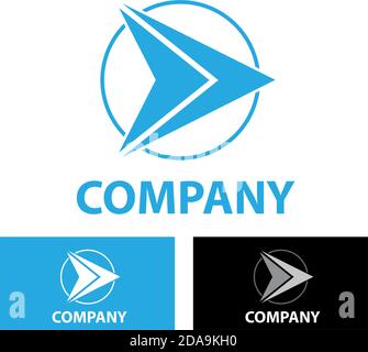 Vector stylized sign arrow Stock Vector