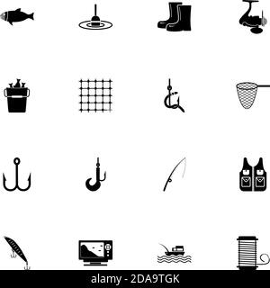 Activity fishing reel icon, simple style 14612799 Vector Art at