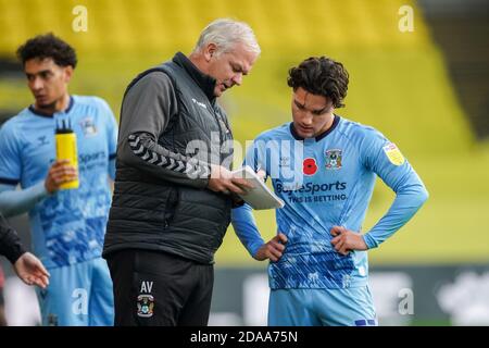 Coventry City assistant manager Adi Viveash during the Emirates FA Cup third round match at Carrow Road, Norwich Stock Photo - Alamy