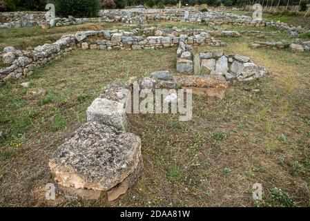 The ancient city of Eretria. Euboea, Greece. Stock Photo