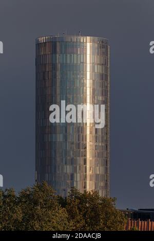 geography / travel, Germany, North Rhine-Westphalia, Cologne, multi-storey building Koeln-Triangle on , Additional-Rights-Clearance-Info-Not-Available Stock Photo