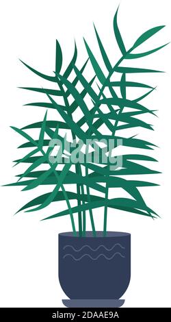 Decorative palm tree cartoon vector illustration Stock Vector